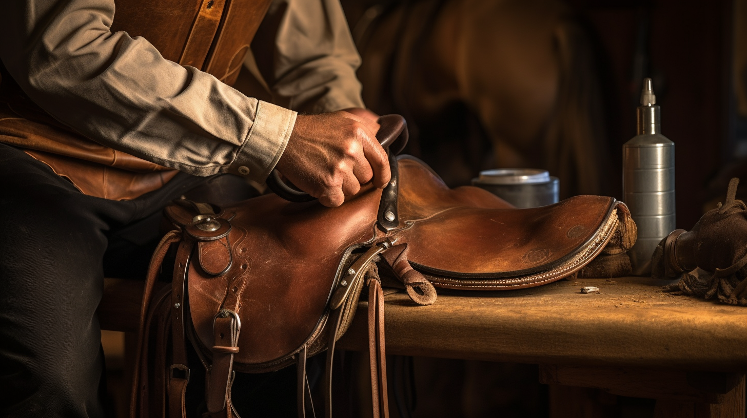Comment nettoyer une selle en cuir sans l