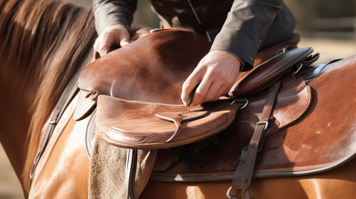 Comment nettoyer une selle en cuir sans l